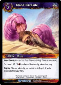 warcraft tcg tomb of the forgotten blood parasite