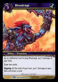 warcraft tcg the dark portal bloodrage