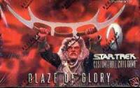 star trek 1e star trek 1e sealed product blaze of glory complete set