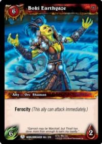 warcraft tcg worldbreaker boki earthgaze