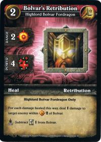 wow minis core action cards bolvar s retribution