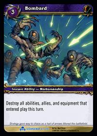 warcraft tcg scourgewar bombard