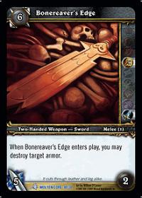 warcraft tcg molten core bonereaver s edge