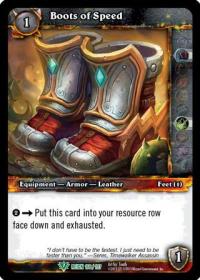 warcraft tcg reign of fire boots of speed