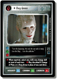 star trek 1e reflections 1 borg queen foil