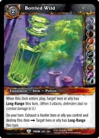 warcraft tcg throne of the tides bottled wild