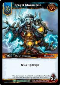 warcraft tcg foil hero cards bragvi stormstein foil hero
