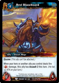 warcraft tcg twilight of the dragons brel blazebeard