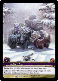 warcraft tcg extended art brittilize ea