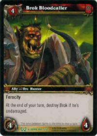 warcraft tcg archives brok bloodcaller foil