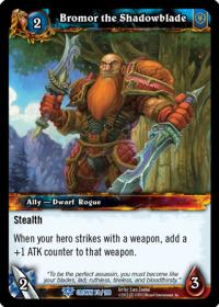 warcraft tcg foil and promo cards bromor the shadowblade foil