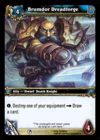 warcraft tcg death knight starter brumdor dreadforge