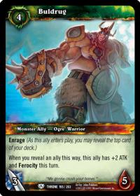 warcraft tcg throne of the tides buldrug