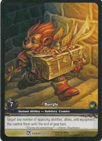 warcraft tcg extended art burgle ea