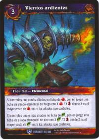 warcraft tcg twilight of dragons foreign burning winds spanish