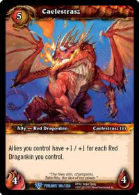 warcraft tcg twilight of the dragons caelestrasz