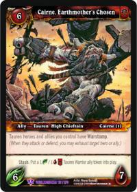 warcraft tcg worldbreaker cairne earthmother s chosen