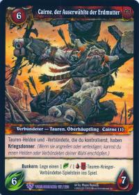 warcraft tcg worldbreaker foreign cairne earthmother s chosen german