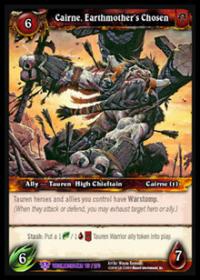 warcraft tcg foil and promo cards cairne earthmother s chosen 14 19