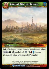 warcraft tcg betrayal of the guardian capital city lordaeron