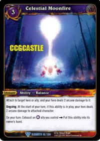 warcraft tcg war of the elements celestial moonfire