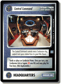 star trek 1e reflections 1 central command foil