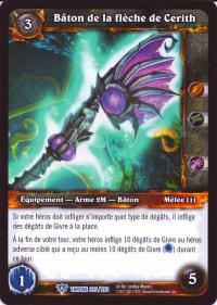 warcraft tcg throne of the tides french cerith spire staff french
