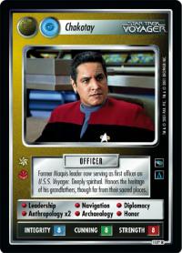 star trek 1e voyager chakotay non