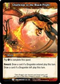 warcraft tcg worldbreaker challenge to the black flight