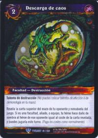 warcraft tcg twilight of dragons foreign chaos bolt spanish