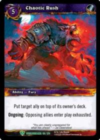 warcraft tcg worldbreaker chaotic rush