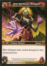 warcraft tcg the hunt for illidan chief apothecary hildagard