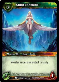 warcraft tcg war of the ancients child of aviana