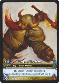 warcraft tcg extended art chipper ironbane ea