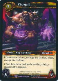 warcraft tcg twilight of dragons foreign cho gall spanish