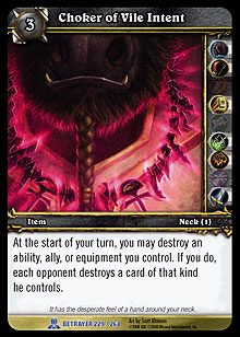 Choker of Vile Intent