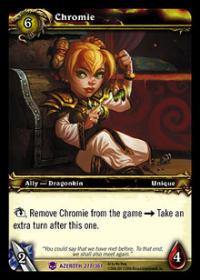 warcraft tcg heroes of azeroth chromie