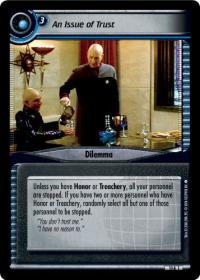 star trek 2e captains log an issue of trust foil