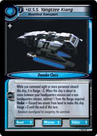 star trek 2e captains log u s s yangtzee kiang foil