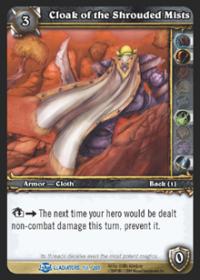 warcraft tcg blood of gladiators cloak of the shrouded mists