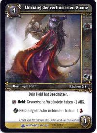 warcraft tcg wrathgate cloak of the shadowed sun german