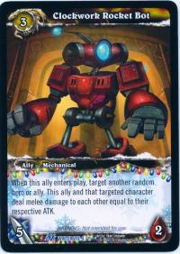 warcraft tcg feast of winter veil 12 clockwork rocket bot