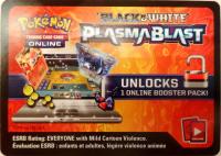pokemon junk plasma blast code card