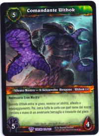 warcraft tcg throne of the tides italian commander ulthok italian