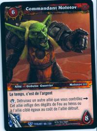 warcraft tcg twilight of dragons foreign commander molotov french