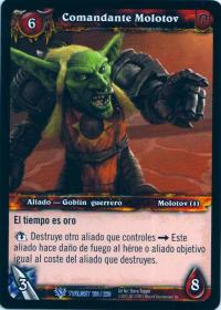 warcraft tcg twilight of dragons foreign commander molotov spanish