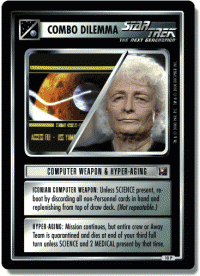 star trek 1e enhanced premiere computer weapon hyper aging