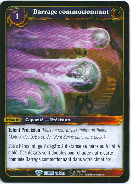 Concussive Barrage (French)