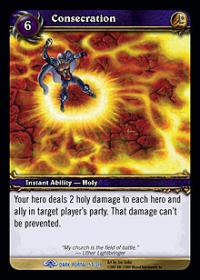 warcraft tcg the dark portal consecration