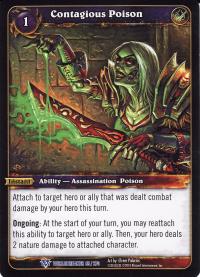 warcraft tcg worldbreaker contagious poison